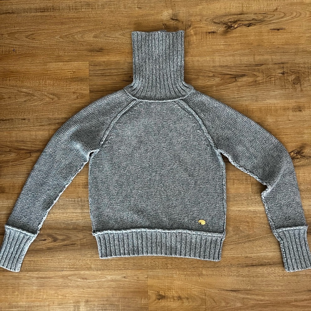 Tory Burch Purple Wool Turtleneck Sweater. Size S.